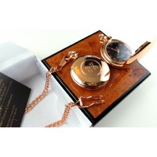 Monogram Custom Engraved Pocket Watch In Luxury Case Monogram Custom Engraved Pocket Watch In Luxury Case