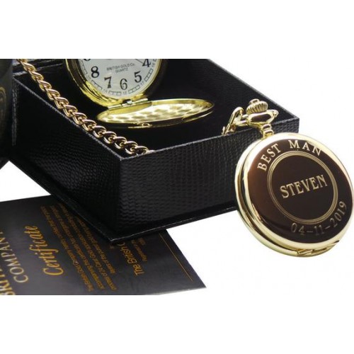 Personalised Wedding Role Pocket Watch Personalised Wedding Role Pocket Watch