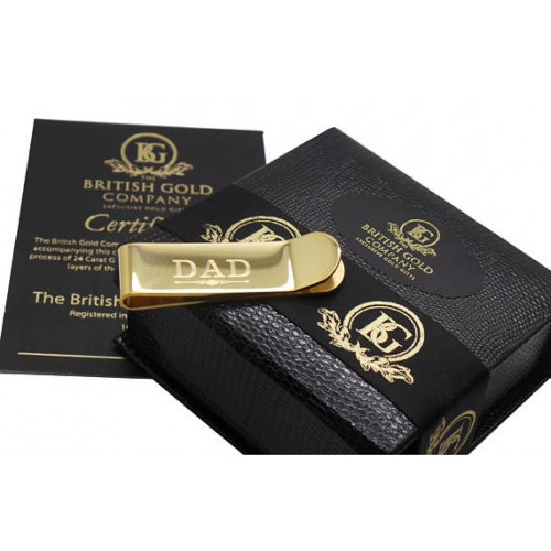 Dad 24k Gold Plated Money Clip Dad 24k Gold Plated Money Clip