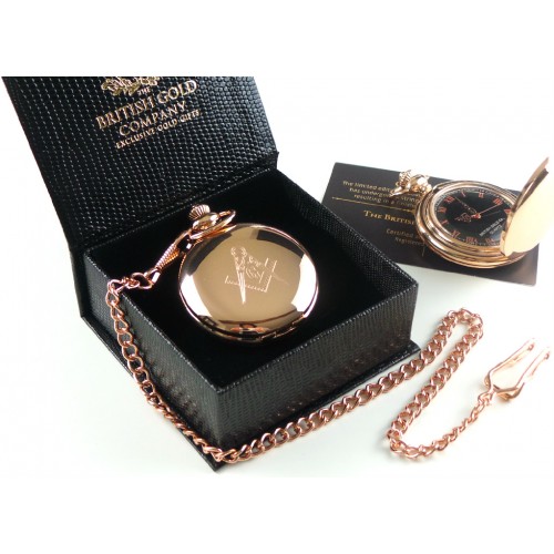 Freemason Pocket Watch In Luxury Presentation Case Freemason Pocket Watch In Luxury Presentation Case