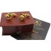 Cowboy Hat Gold Plated Cufflinks