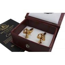 Legal Scales Gold Plated Cufflinks