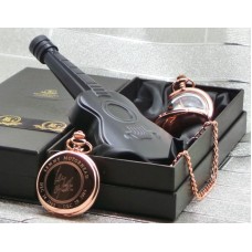 Lemmy Signature Pocket Watch and Guitar Hip Flask Lemmy Signature Pocket Watch and Guitar Hip Flask