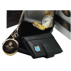 RAF Pocket Watch and Leather Card Holder RAF Pocket Watch and Leather Card Holder